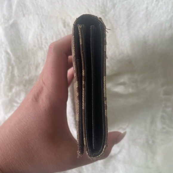 Authentic FENDI Zucca  Canvas Leather Bifold Long Wallet - Picture 6 of 11